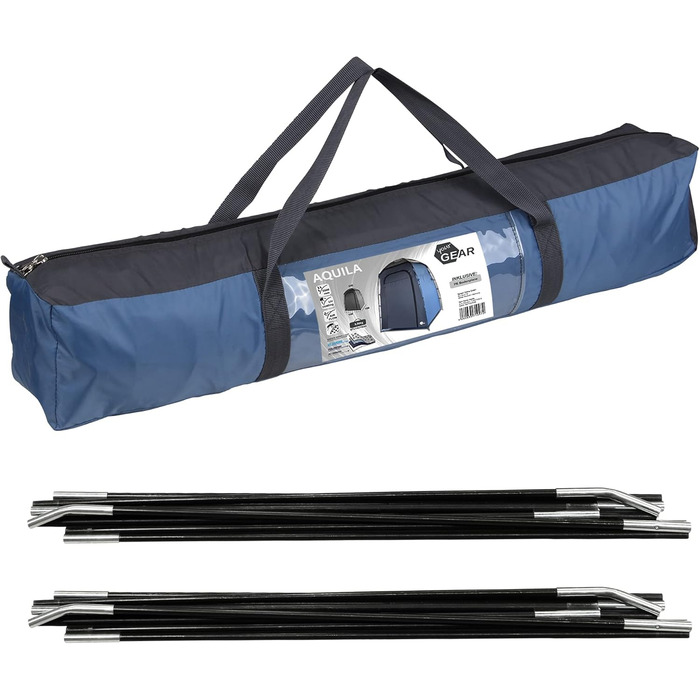 Ваш GEAR Aquila - душова кабіна з куполом, переодягальня з висотою стоячи, намет для обладнання, окреме дно, 5000 мм, UV 50+