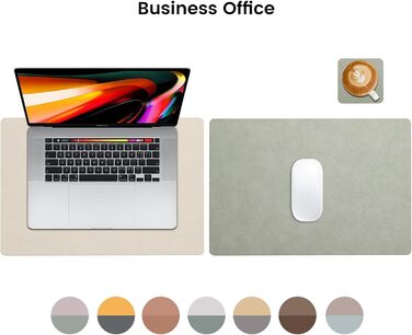 Набір серветок YIHELU 6 шт. з штучної шкіри, вологостійкі, неслизькі, легко миються, для кухні та їдальні, м'ятно-зелені/кремові