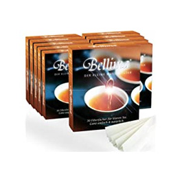 Фільтр для чаю sanquell Bellima, прозорий чай і кращий смак чаю навіть в умовах жорсткої води, 10 упаковок по 30 шт. в кожній (еквівалент приблизно 3