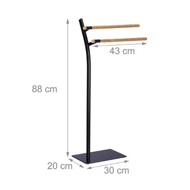 Підставка для рушників Relaxdays, 2-х секційна