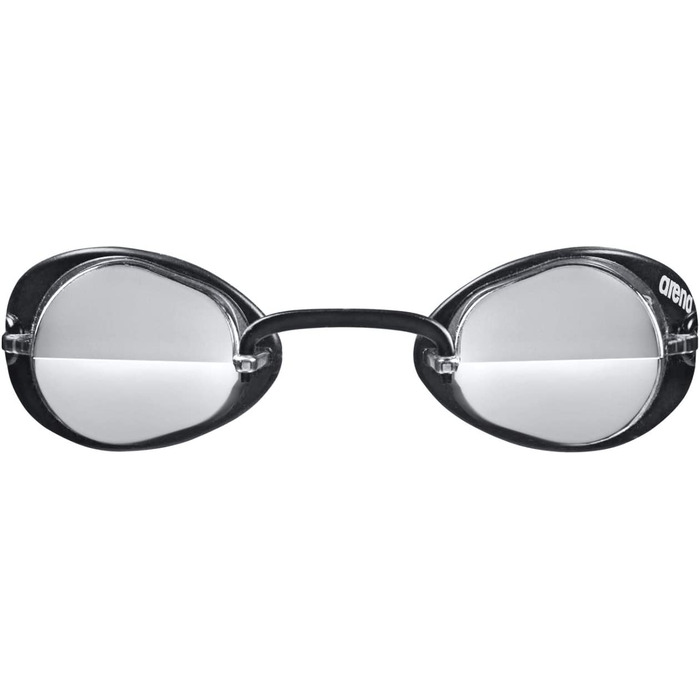 Окуляри для плавання унісекс на арені окуляри для плавання Swedix Mirror (універсальний, Різнокольоровий (димчасто-сріблясто-чорний))