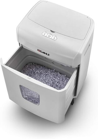 Шредер Dahle ShredMATIC 90 з автоподачею паперу (90 аркушів, P-4, шредер частинами, без масла та обслуговування, автоматичний втягувач) світло-сірий/сірий, рівень безпеки P4, 90 аркушів