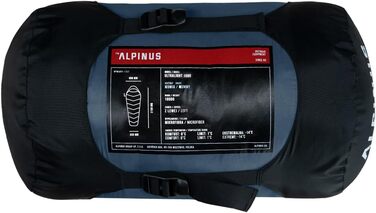 Спальний мішок Alpinus Ultralight 1000 (праворуч)