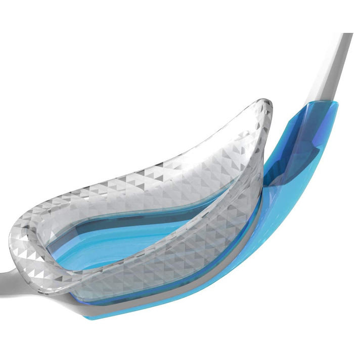 Окуляри для плавання Speedo унісекс для дорослих Aquapulse Pro для басейну / білі / сині універсальні окуляри для плавання