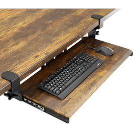 Висувна платформа для клавіатури під стіл з К-кріпленням, великого формату, стійка, для настільного комп'ютера, 838mm x 280 mm