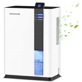 Електричний осушувач повітря ROMMQB 3000 мл: для підвалу, ванної, спальні, квартири, з автовимкненням та нічним підсвічуванням