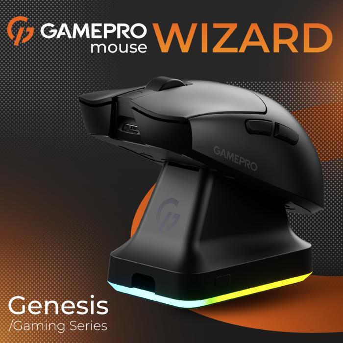 Бездротова ігрова миша GamePro Genesis Wizard (GM160B)