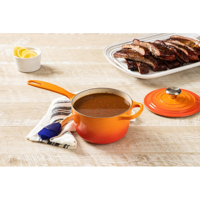 Каструля з нержавіючої сталі Le Creuset Signature, 18 см, 1.8 л, для всіх типів плит (включно з індукцією), 18 см, сірий, 21181180902430