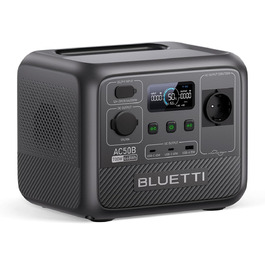 Портативна електростанція BLUETTI AC50B: 448Wh LiFePO4, 700W, USB-C PD 65W, для кемпінгу та подорожей