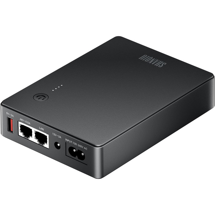 UPS Mini Gigabit POE для роутера, модему, камери спостереження: 5V, 12V, 48V POE (1000Mbps)