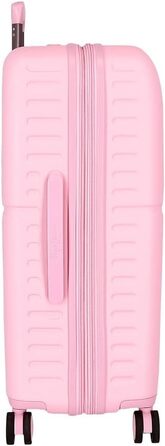 Набір валіз Pepe Jeans Highlight, 55/70 см, ABS-замок, 116 л, 4 колеса, ручна поклажа, світло-рожевий колір