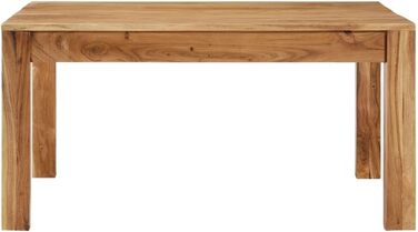 Журнальний столик Журнальний столик Стіл для вітальні Журнальний столик Журнальний столик Дерев'яний стіл Приліжковий стіл Чайний столик Вітальня 60x60x35см Масив відновленої деревини (80 x 80 x 40 см, масив деревини акації)