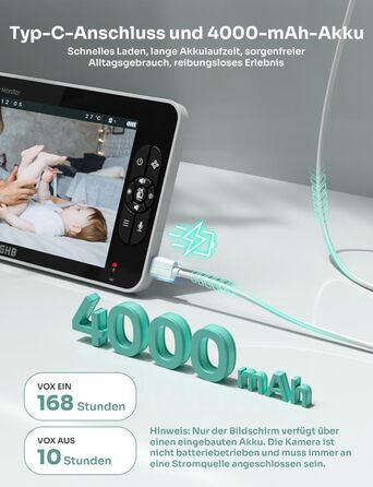 Відеоняня GHB з камерою 7