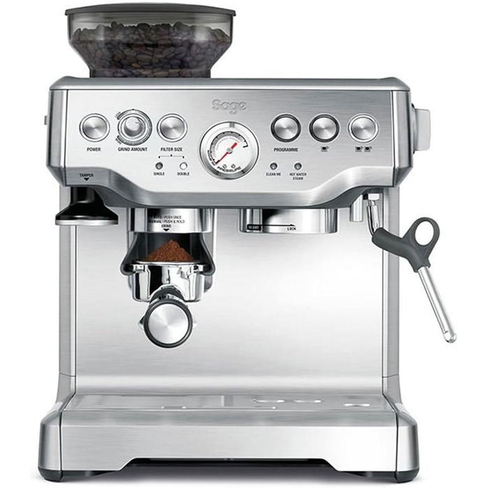 Sage The Barista Express кавоварка з ручним спінювачем молока, нержавіюча сталь