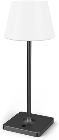LED настільна лампа Infray з акумулятором, диммування, IP44, для дому та вулиці (чорний)