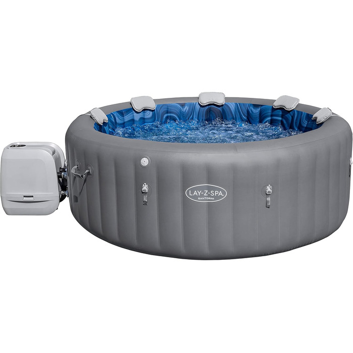 Надувний whirlpool-басейн Bestway LAY-Z-SPA XXL з WLAN, овальний, 270 x 180 x 71 см, багатоколірний