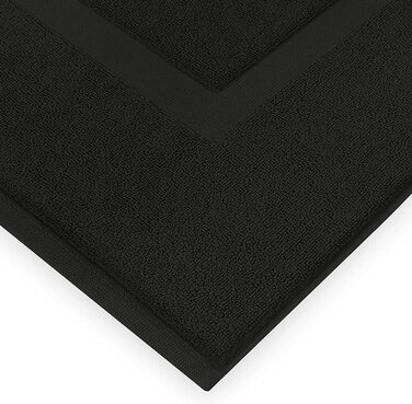 Комплект з 2 килимків для ванної Vency з 100 бавовни, швидковисихаючі Килимки для душу 50x70 см, 550 г / м2 Колір (антрацит)