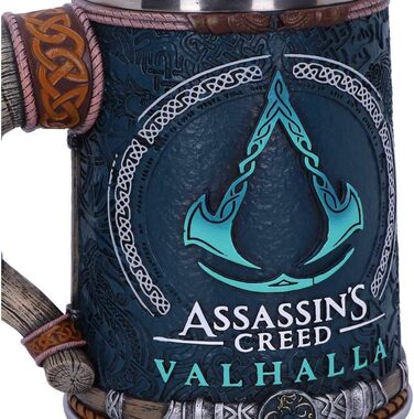 Тепер B5335S0 ліцензована гра Assassin's Creed Valhalla Viking, смола, нержавіюча сталь, багатобарвна