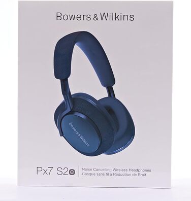 Навушники-вкладиші Bowers & Wilkins PX7 S2e, з шумозаглушенням, бездротові, 30 годин, Ocean Blue