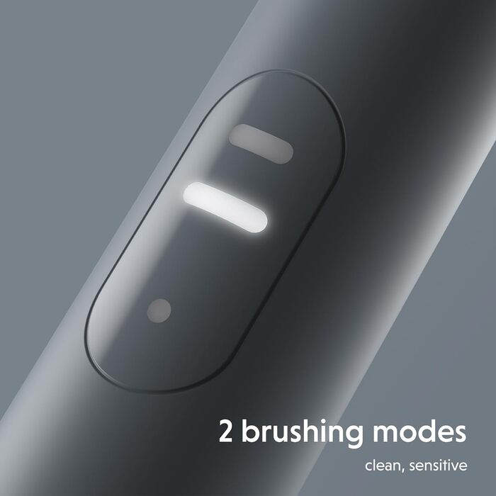 Ordo Sonic Lite: Електрична звукова зубна щітка для дорослих, 35 000 імпульсів/хв, Dual-Mode, USB-C, водонепроникна, акумулятор до 5 тижнів, Smart-Timer (Stone)