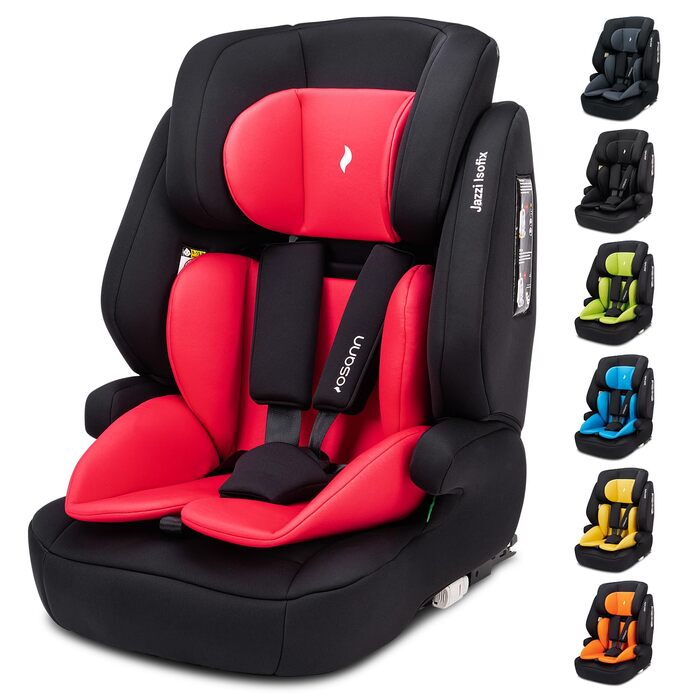 Дитяче крісло Osann Jazzi Isofix, i-Size від 76 до 150 см, зростаюче разом з дитиною - Coral