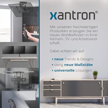 Кріплення для монітора Xantron PRO-GS100 - регульоване, для моніторів 17-35 дюймів, VESA 75x75/100x100, з Quick Release, для будь-якого столу