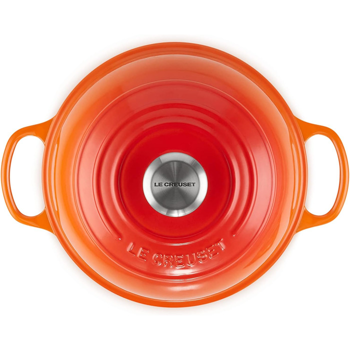 Le Creuset Signature Чавунний горщик для випічки хліба, 24 см, Червоний, 21301240900430