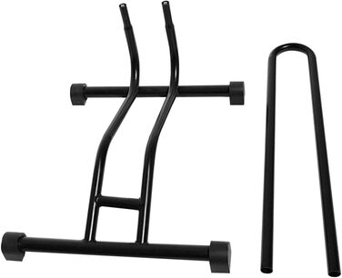 Стійка для велосипеда WELLGRO - Сталева, надійна підставка - колір чорний, або сріблястий на вибір, колір (сріблястий)