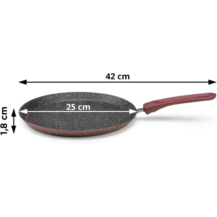 Сковорода для млинців ROSMARINO, 25 см - Сковорода для млинців