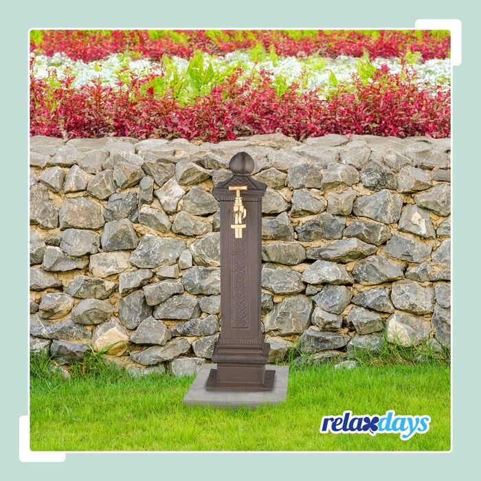 Relaxdays Античний фонтанчик для столу 47 см