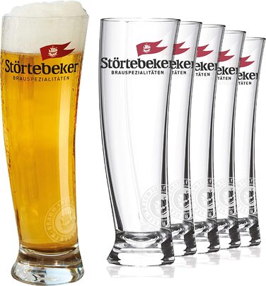 Келихи для пшеничного пива Strtebeker 0,5 л / 6 келихів для пшеничного пива Сіднейського дизайну / Келихи для білого пива 0,5 л / келихи Strtebeker al