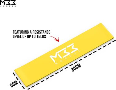 Набір для фітнесу Mode 33 5 шт чорний