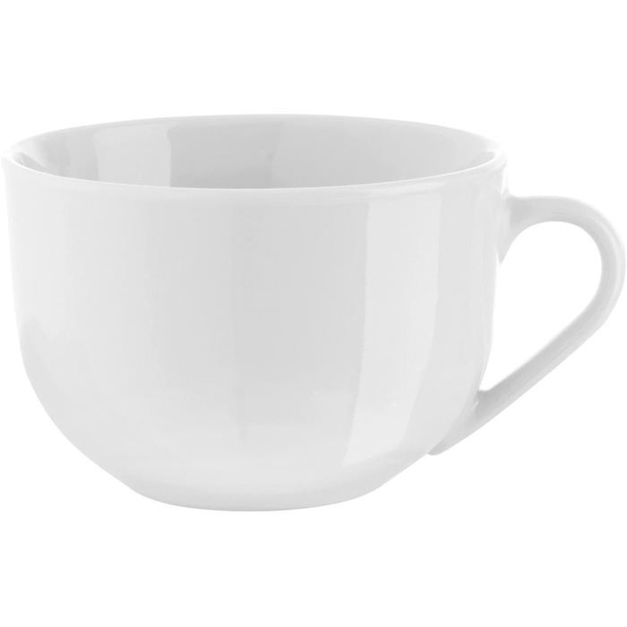 Сервіз кавовий 18-частинний - на 6 осіб - білий - порцеляна. Комплект посуду для кави