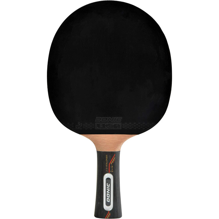 Ракетка для настільного тенісу з черепахою Waldner 5000 ABP, губка з вуглецевого дерева товщиною 2,3 мм, Покриття класу ITTF, 751805 (комплект з м'ячем для настільного тенісу, 3 шт.)