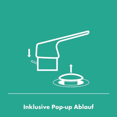 Змішувач для ванної кімнати Hansgrohe Vernis Blend з витягнутим виливом, 190 мм, хром, економія води EcoSmart