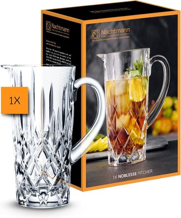 Кружка Nachtmann Noblesse з кришталевого скла, 1190 мл, Made in Germany, 1 шт.