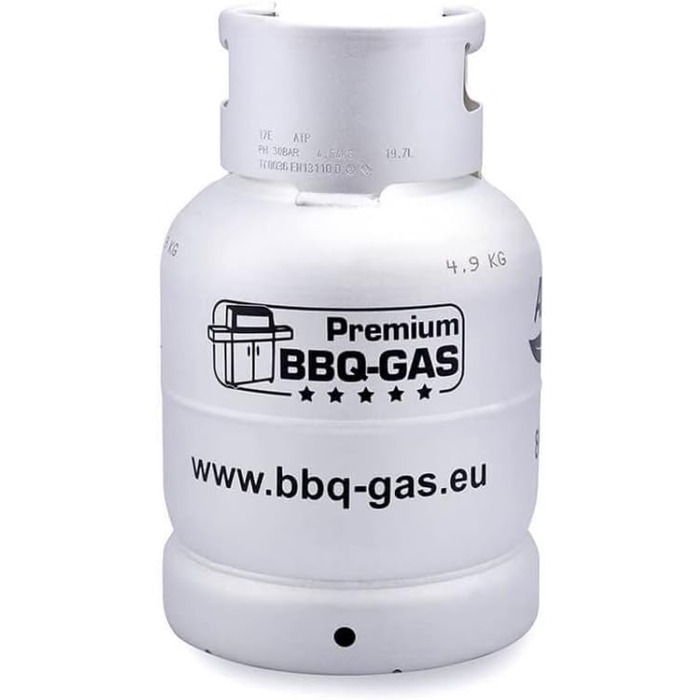 Газовий балон Alugas Premium для барбекю 8 кг (пропан) - гриль, кемпінг