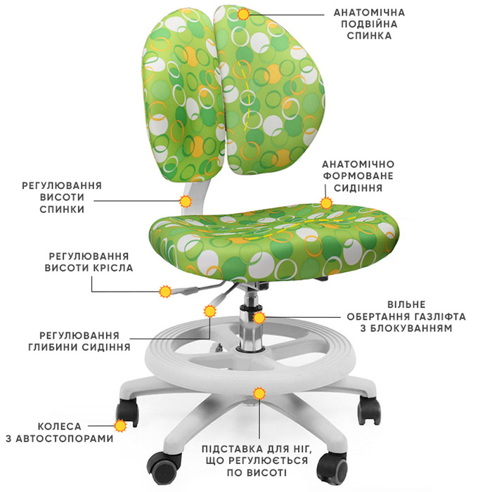 Крісло Mealux Duo Kid Z (арт.Y-616 Z)