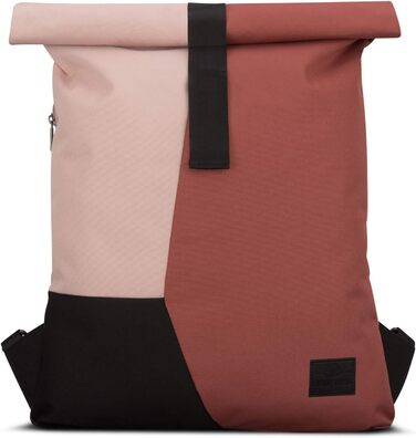 Рюкзак Johnny Urban для жінок і чоловіків - Oskar - Сучасна спортивна сумка Rolltop для спорту та подорожей - Протиугінний денний рюкзак - водовідштовхувальний (червоний/рожевий)