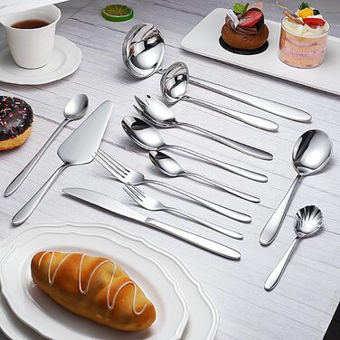 Набір столових приборів Karl Hausmann на 12 осіб (72 шт.) - нержавіюча сталь, безпечний для миття в посудомийній машині