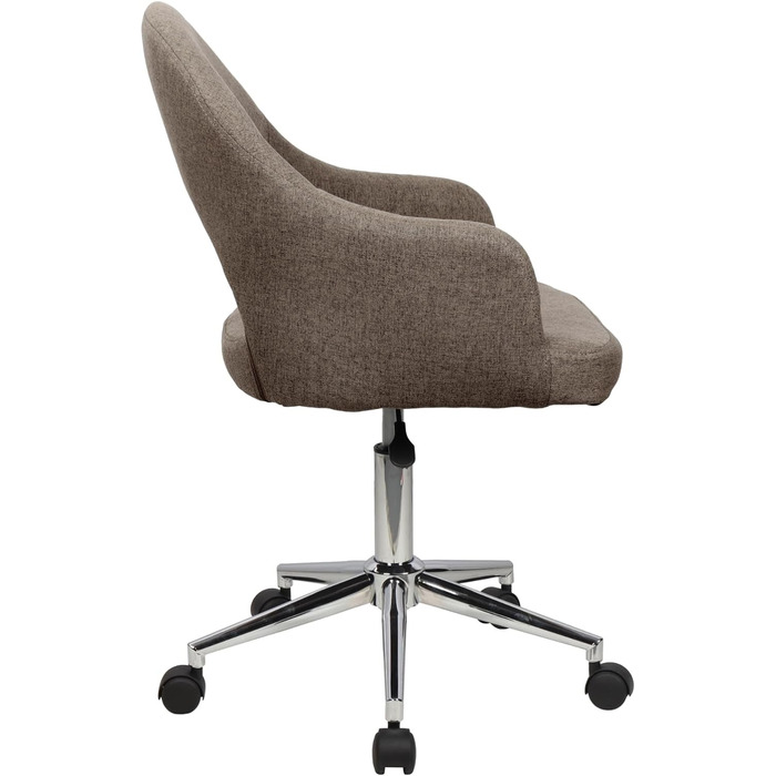 Поворотний стілець SVITA Klara офісний стілець (коричневий)