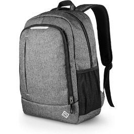 Міський рюкзак Boostboxx для ноутбука/ноутбука до 15,6 дюймів, Ipad, планшета та мобільного телефону, ідеально підходить для школи, навчання, бізнесу чи роботи, сірий BoostBag One (сірий)
