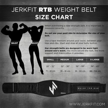 Пояс для важкої атлетики JerkFit RTB Premium - гнучкий пояс для олімпійського підйому (M)