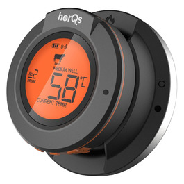 Термометр для гриля - Термометр для м'яса Bluetooth - вкл. 2 зонди - Цифровий термометр - З додатком і сигналізацією температури - до 4 зондів - Для духовки, гриля, сковороди, фритюрниці