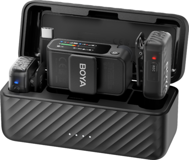 Бездротовий мікрофон BOYA MIC 2-02 Type-C/TRS Black