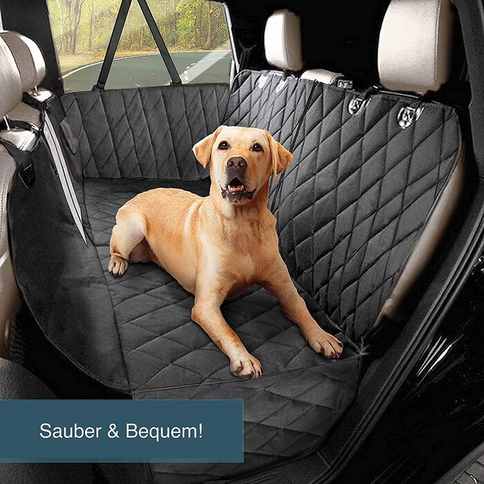 Ковдра для собак на задньому сидінні Xxl-М'яка ковдра з бічним захистом 165*142*50 см-універсальне для будь-якого автомобіля-розділяється-стьобане навіть для багажника складна миска для води щітка для шерсті домашніх тварин