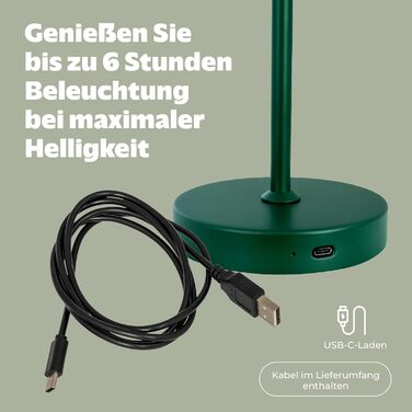 Стійлампа Dyberg Larsen Stockholm 2.0 Indigo Blue: перезарядна лампа для дому та вулиці, датського дизайну