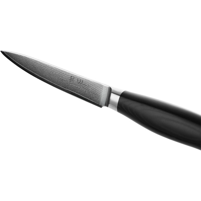 Ніж кухонний Wakoli Mikata Damast 17 см з лезом з дамаської сталі з ручкою Micarta (універсальний)