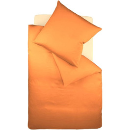 Постільна білизна з трикотажу Fleuresse Interlock кольори помаранчевий 2044 (Розмір 155 х 200 см)