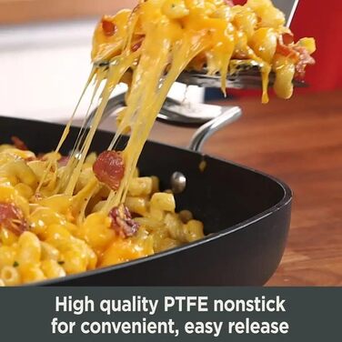 Набір кухонного посуду All-Clad Essentials з антипригарним покриттям (26,7 см, сковорода) чорного кольору